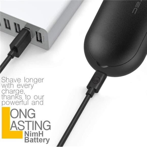 Rechargeable Fabric Shaver, Lint Remover Sweater Defuzzer Lints Fuzzs Trimmer - Picture 6 of 7